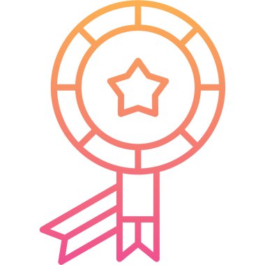 Ödül ödülü ikonu - taslak biçiminde