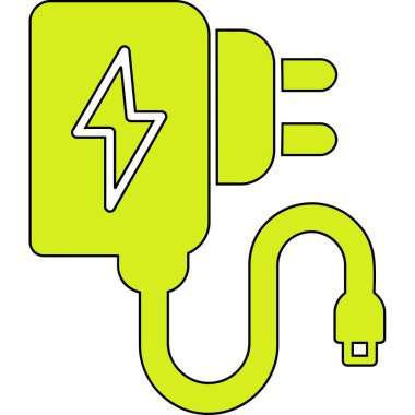 elektrik prizi simgesi. Beyaz arkaplanda izole edilmiş web tasarımı için eklenti vektör simgesi