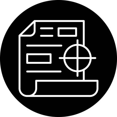 Vektör illüstrasyonu, seo modern simge