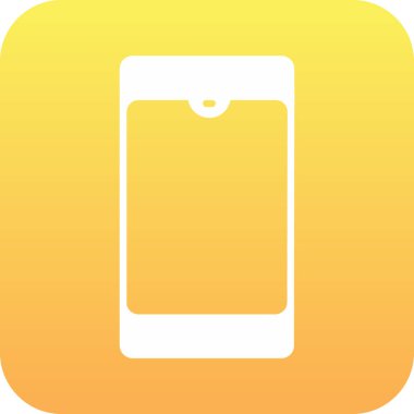 Modern bir akıllı telefon simgesinin vektör çizimi