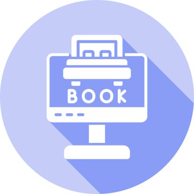 kitap simgesi vektör illüstrasyonu