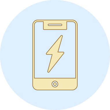 Pil. Web simgesi basit tasarım