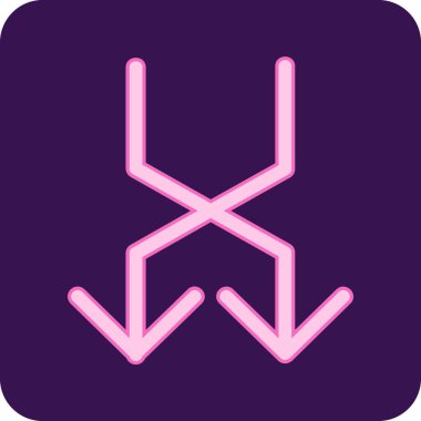 ok simgesinin vektör illüstrasyonu