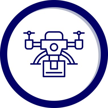 Robot simgesinin vektör illüstrasyonu