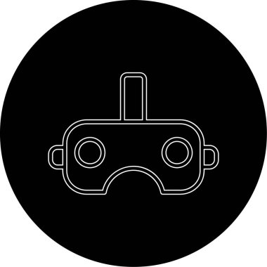 Vr. Web simgesi basit tasarım