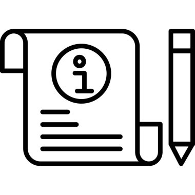 belge dosya simgesi ana hat biçiminde