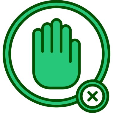 el simgesi, vektör illüstrasyonu