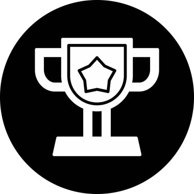 kupa simgesi vektör illüstrasyonu