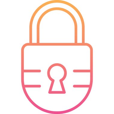 ikon vektör illüstrasyonunu kilitle