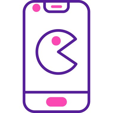 akıllı telefon simgesi vektör illüstrasyonu