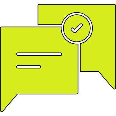 Bir kutucuk simgesinin vektör illüstrasyonu