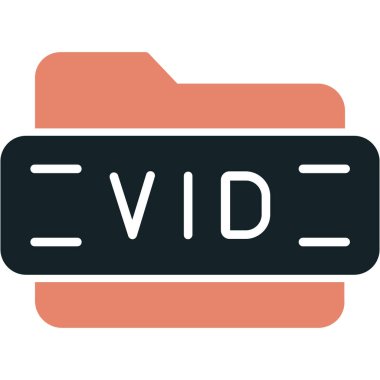 video simgesi vektör illüstrasyonu