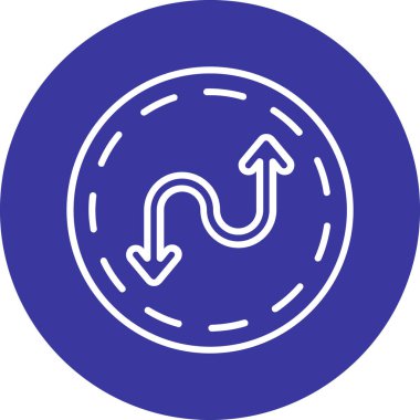 Arrow vektör simgesi illüstrasyonu