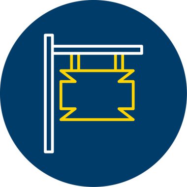 Modern simgenin vektör illüstrasyonu