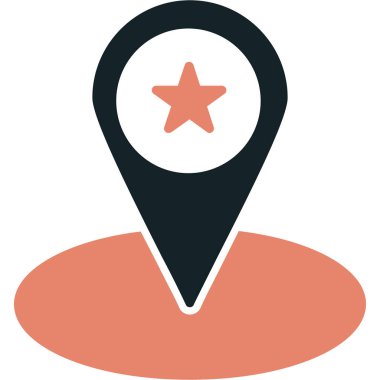 konum haritası pin simgesi