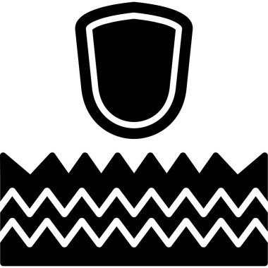 Bir kadın simgesinin vektör illüstrasyonu