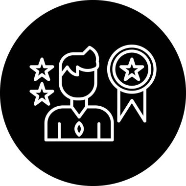 Yıldız simgesinin vektör illüstrasyonu