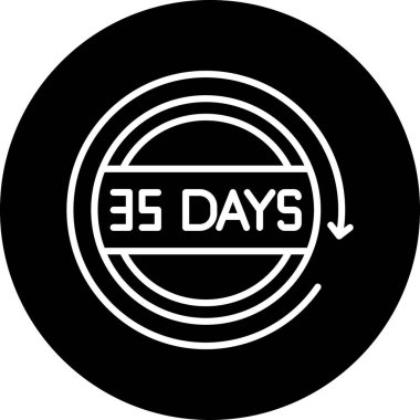 35 günlük kabartma simgesi