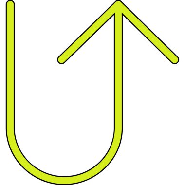 conour ok up simgesi, basit tasarım