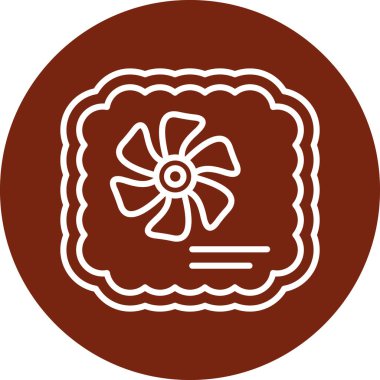 Gıda simgesinin vektör illüstrasyonu