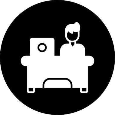 kanepe vektör düz simge tasarımı