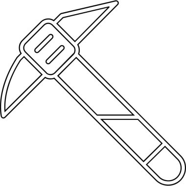 Çizgi film baltasının vektör çizimi