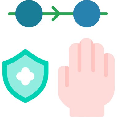 Virüs. Web simgesi basit illüstrasyon