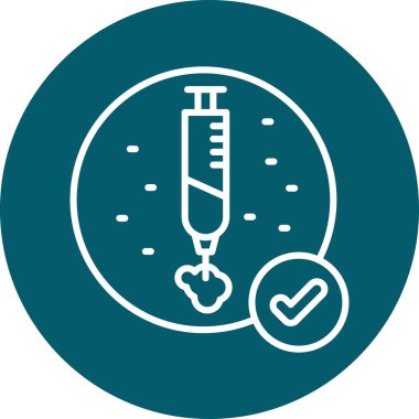 Şırınga ikonu vektör çizimi