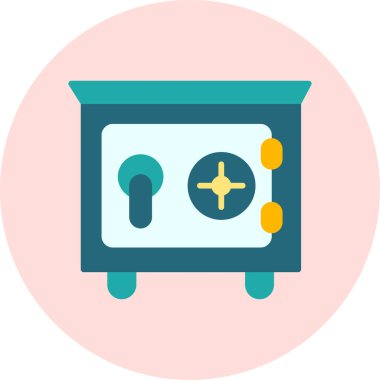 atm atm makine simgesi düz biçimli