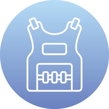 Modern simgenin vektör illüstrasyonu