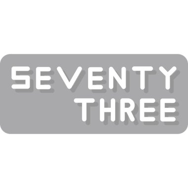 Yedi numaralı işaret simgesi. Yedi numaralı sembol. düz dizayn. vektör illüstrasyonu