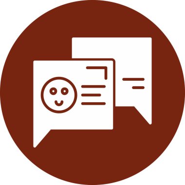 konuşma kabarcığı vektör çizimi