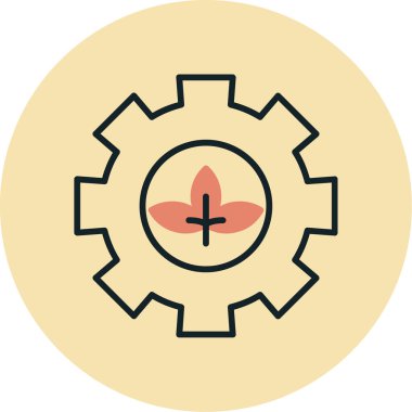 dişli vektör simgesi