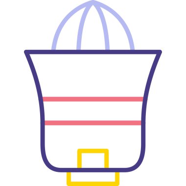 Sepet. Web simgesi basit illüstrasyon