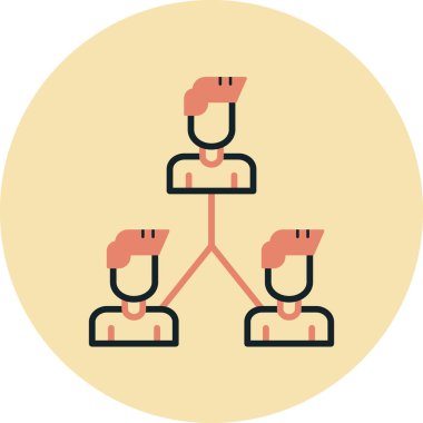 insanlar grubu, simge illüstrasyon vektör tasarımı