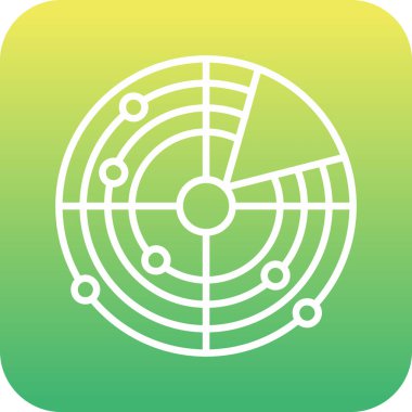 Hedef simgenin vektör illüstrasyonu