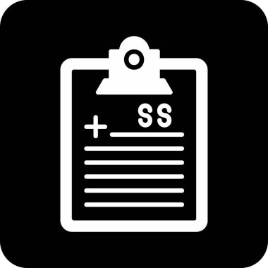 belge simgesi vektör illüstrasyonu