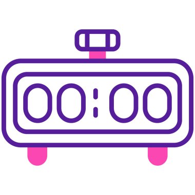 Alarm saat vektör simgesi