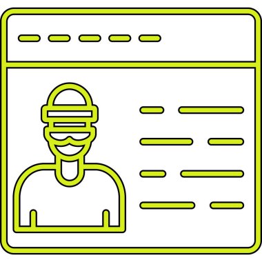 web simgesi, vektör güvenlik illüstrasyonu