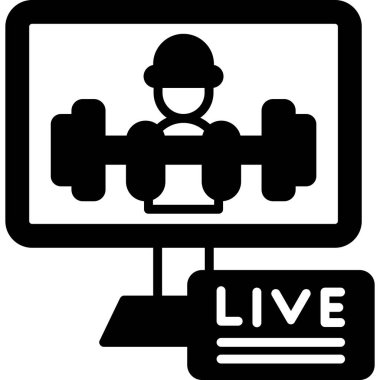 Moda tasarım tarzında izole edilmiş canlı spor simgesi