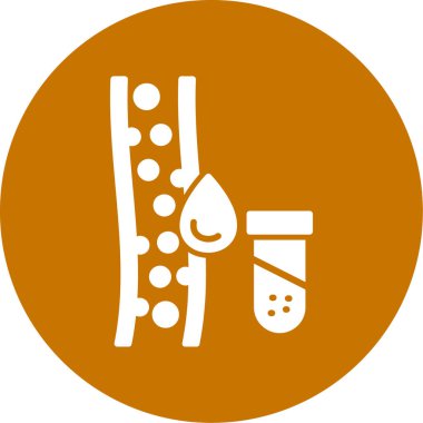 test tübü ikon vektör çizimi