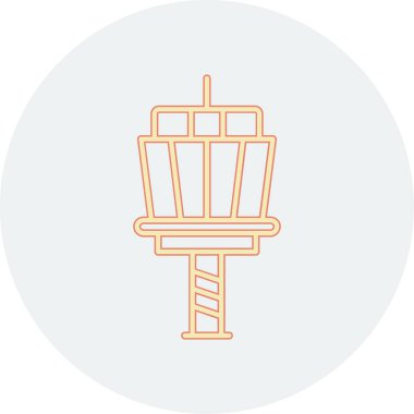 Modern simgenin vektör illüstrasyonu