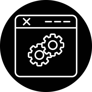 seo modern simgesinin vektör illüstrasyonu