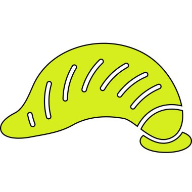 vektör çizim karikatür kruvasan