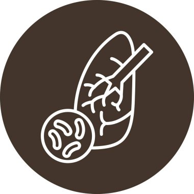 kahve çekirdeği ikonu vektör illüstrasyonu