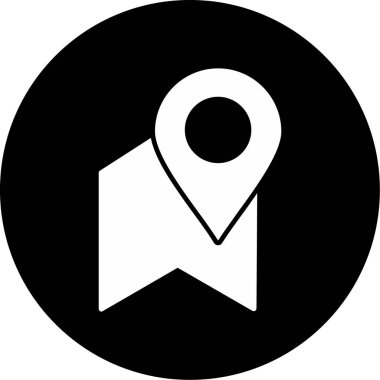 konum haritası simgesi taslak biçimi