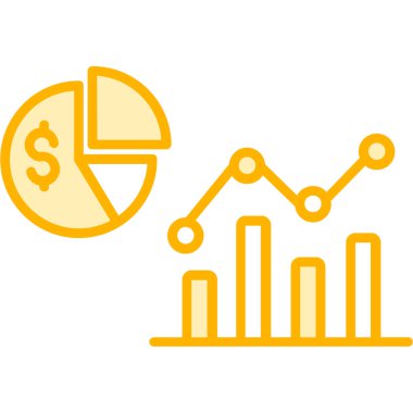 iş büyümesi düz simge, vektör, illüstrasyon