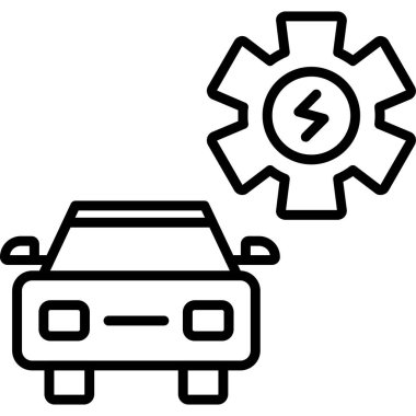 car mechanic repair icon