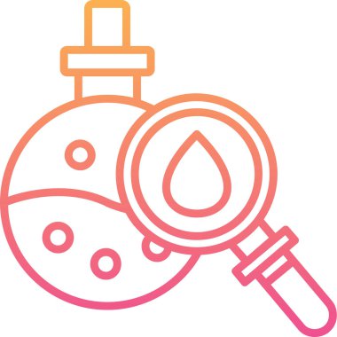 Bir şişe kimyasal şişenin vektör çizimi