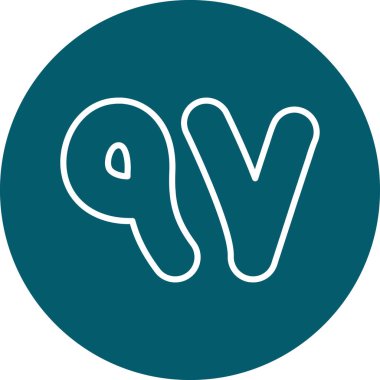 Modern bir simgenin vektör illüstrasyonu